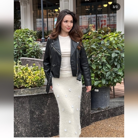 ZARA Alpaca Blend Midi Skirt - Picture 4 of 16